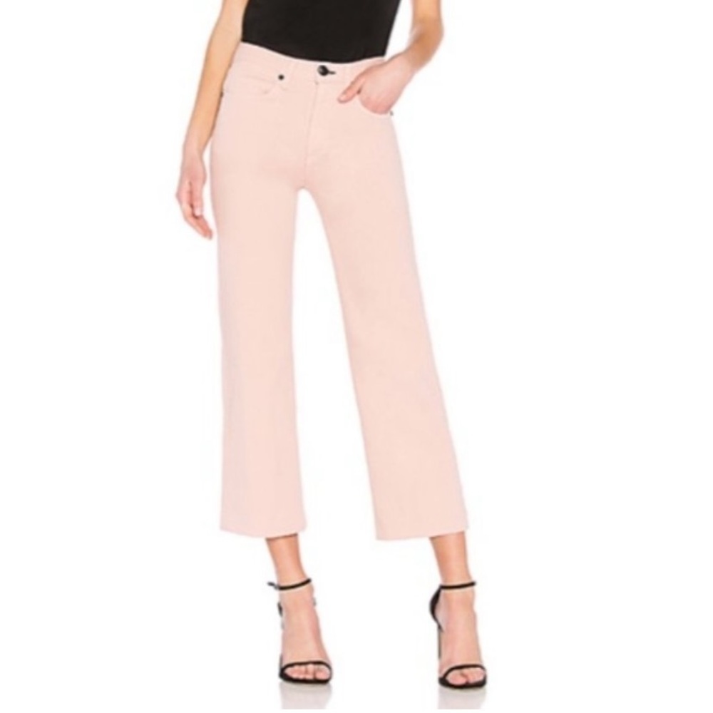 RAG & BONE Ankle Justine Wide Leg Jean Blush 25